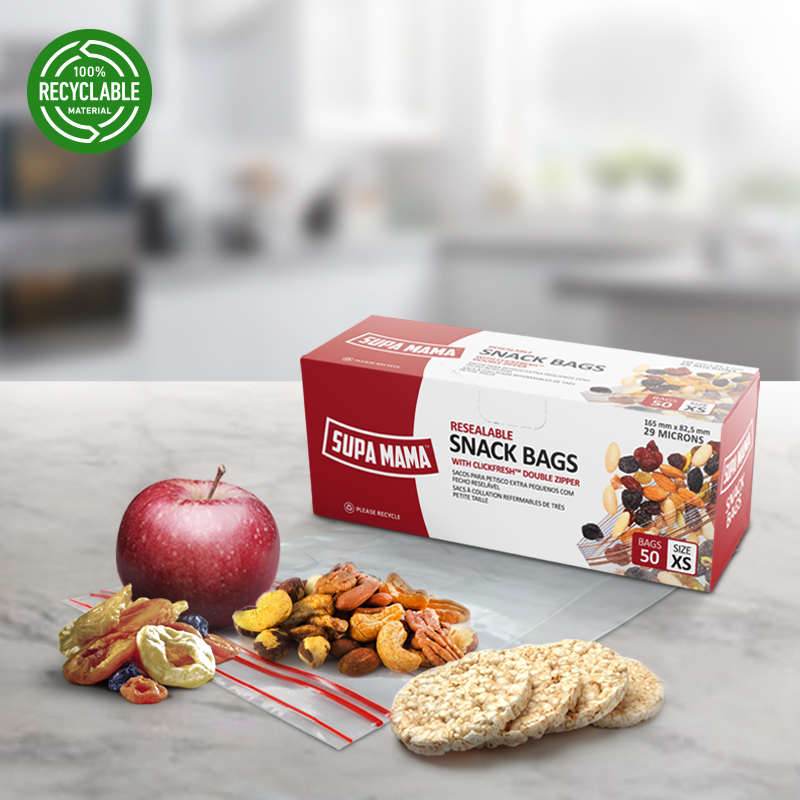 An image of Supa Mama snack bags.
