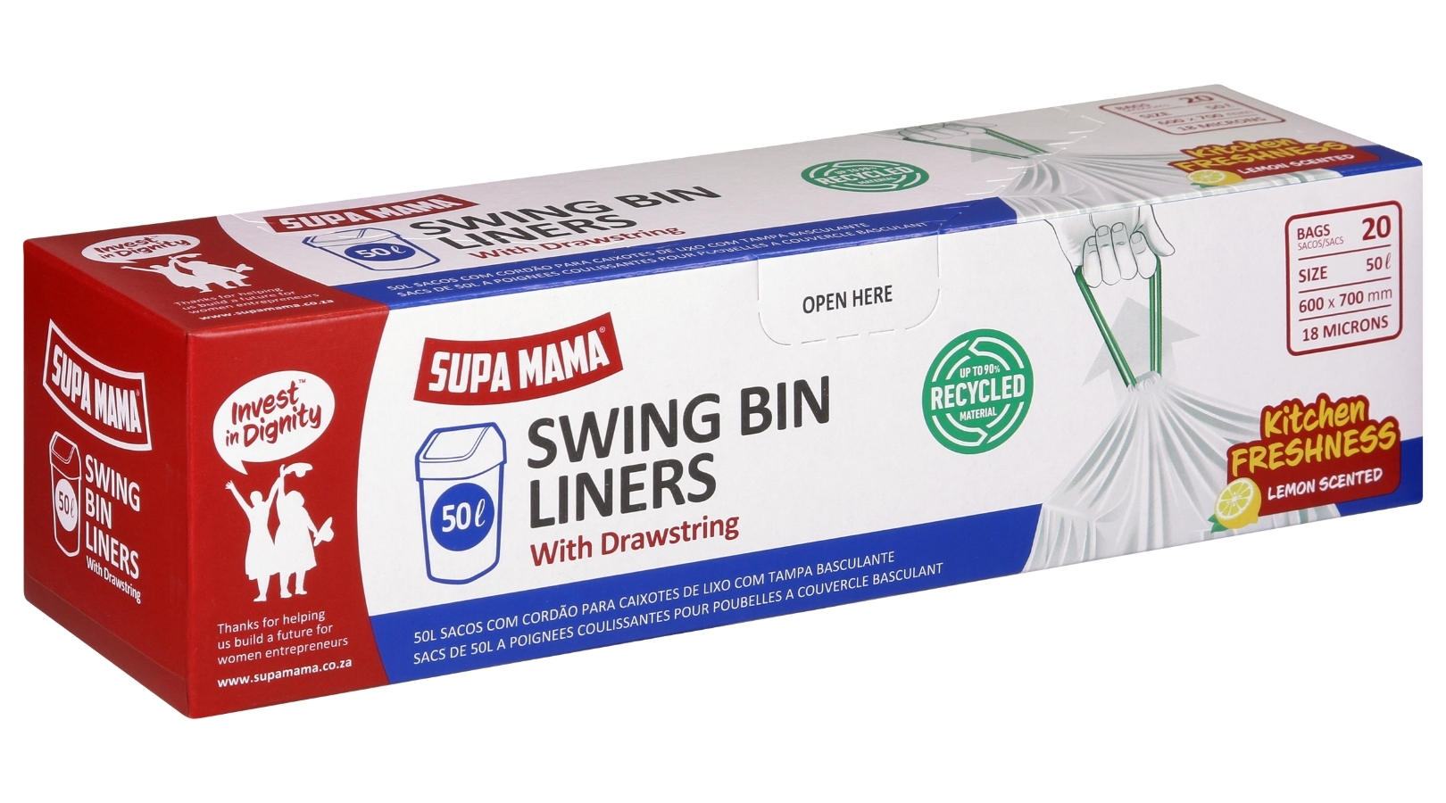 50L Swing Bin Liner