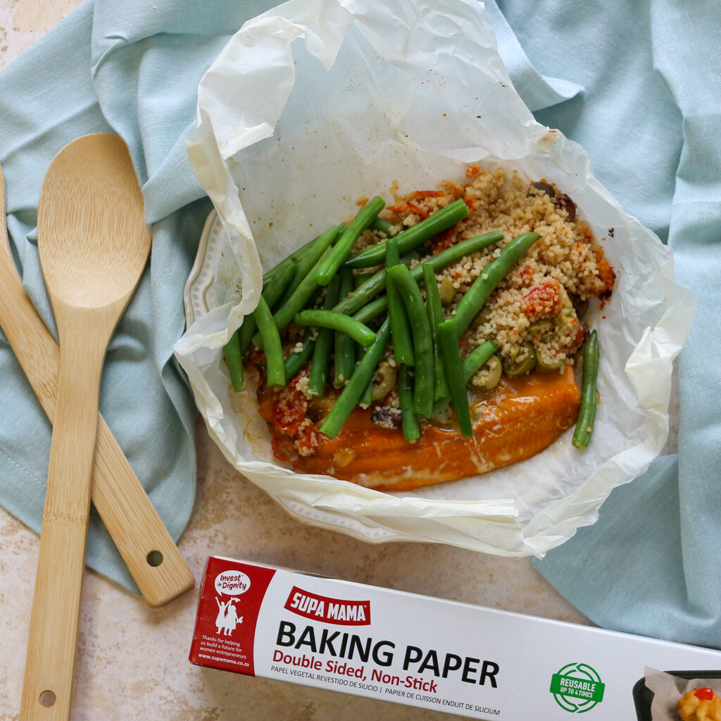 Baked Salmon & Cous Cous Parcels3