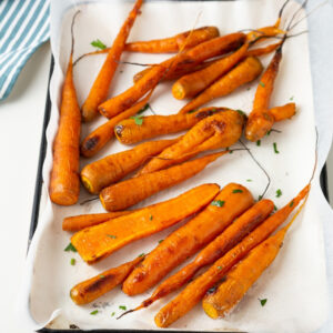 Garlic Sea Salt Roasted Carrots