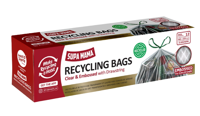 clear recycling bag